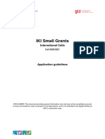 IKI Small Grants Application Guidelines Call 2020 2021