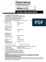 EAMCET Physics Worksheet (Day 1 To Day 8) 2023-24