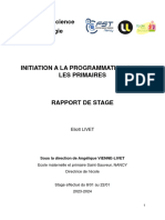 Rapport de Stage L2