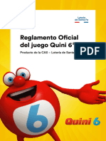 2023 - Reglamento Quini 6 (Modificación Corresponde A La RVE 242-23.)