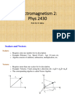 1 Vector Analysis