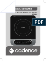 Manual Do Usuário: Cooktop Por Indução Cadence