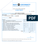 Gradesheet