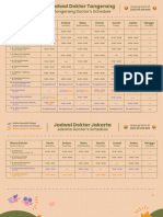 Jadwal Dokter PFBI - Jakarta Tangerang