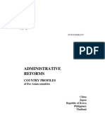 Reference 1997-Administrative-Reforms - Country-Profiles-of-Five-Asian-Countries