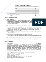 CBSE Class 9 Maths Syllabus