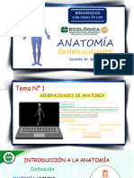 Anatomia I - Aula 1 e 2