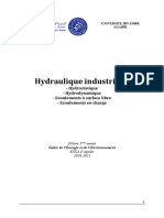 Cours Hydraulique Industrielle GEE 2021