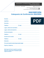 00 Ficha de Inscripción para La Confirmación