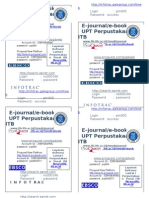 E-Journal/e-Books UPT Perpustakaan ITB E-Journal/e-Books UPT Perpustakaan ITB