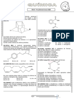 01-EXERCÍCIOS - Química Orgânica