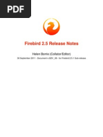 Firebird 2.5.1 Releasenotes