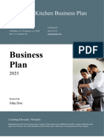 Cloud Kitchen Business Plan