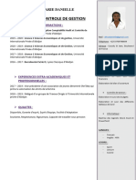 CV Stage Controle de Gestion