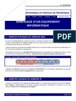 Adressage Dun Équipement Informatique