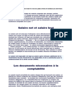 CP1 Identifier Les Documents Necessaires Pour Justifier Les Donnees de La Paie