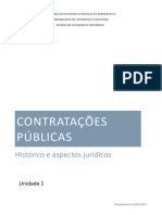 Apostila Unidade I - Curso de Contratações Públicas