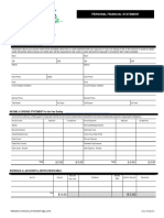 Personal Financial Statement