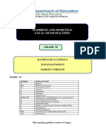 2023 Maths Lit Grade 10 June Exam Marking Guidelines