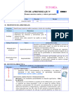 3° y 4° - SESIÓN - DE - APRENDIZAJE 1°-SEM.1-EXP.7-TUTORÍA