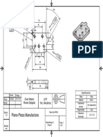 Plano Pieza Manufactura: Ever Albeiro Rivera Delgado UTP Fac. Mecánica