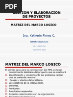 Proyectos y Marco Logico - Intag