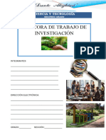 Bitácora de Trabajo de Investigación