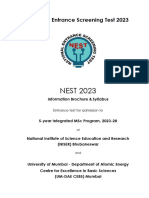 NEST2023 Brochure Syllabus