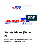 Secret Ikhlass Tome 2 Ikhlass Djinn, 200 Recettes, Avoir Une Voiture