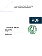 DS Lab 10 - Binary Search Trees As Linked List and Their Traversal