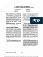 A Thermal Model For Optimized Distribution and Small Power Transformer Design