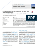 A Hierarchical Data Architecture For Sustainable Food Supply Chain Management and Planning