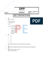 Structure of Atom DPP 6 SOLUTION