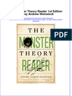 Ebook The Monster Theory Reader 1St Edition Jeffrey Andrew Weinstock Online PDF All Chapter