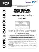 Prova Motorista - Caldas Novas