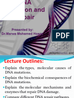 DNA Mutation and Repair