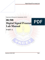 08.508 DSP Lab Manual Part-A