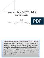 Tumbuhan Dikotil Dan Monokotil