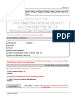 Modelo de Informe Psicopedagógico - Revisado - 2022 - 2023