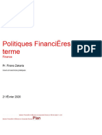 Politique Financière À MLT Et GF2