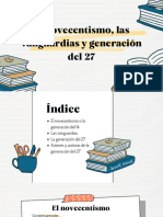 Novecentismo, Vanguardias y Generación Del 27