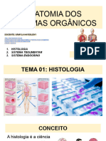 ANATOMIA DOS SISTEMAS ORGÂNICOS Encontro 03 (HISTOLOGIA, TEGUMENTO E SIST ENDOCRINO)