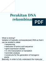 Teknik Rekombinan DNA-Cloning Gen-Plasmid-Transformasi