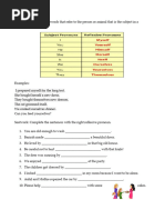 Reflexive and Interrogative Pronoun Grade 4 2