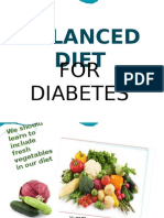 Balanced Diet: FOR Diabetes