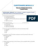 Cuestionario Modulo 4