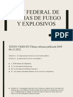 Ley Federal de Armas de Fuego y Explosivos Presentiación