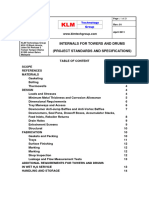 PROJECT STANDARDS AND SPECIFICATIONS Internals For Towers and Drums Rev01