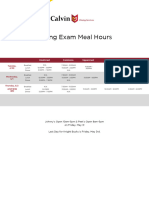 Spring Exam Hours (Real Estate Flyer)