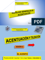 Sesión 2 El Acento